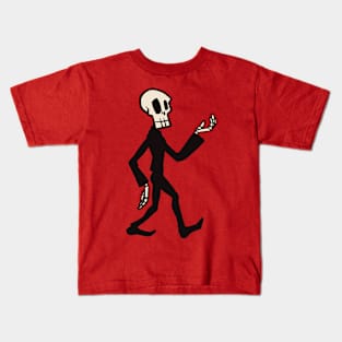 Dapper Skeleton Kids T-Shirt